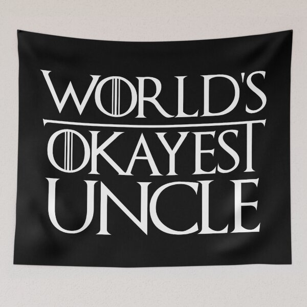 Item preview, World's Okayest Uncle Funny Sarcastic Novelty for Uncles designed and sold by elhefe.