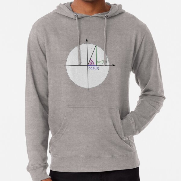 #Sine, #Cosine, #Triangle, #Geometry, Trigonometry, Math Formulas, Angles, Sides Lightweight Hoodie