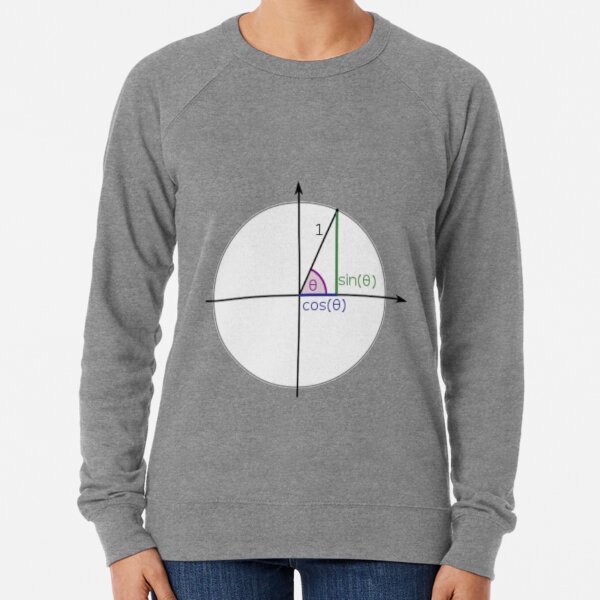 #Sine, #Cosine, #Triangle, #Geometry, Trigonometry, Math Formulas, Angles, Sides Lightweight Sweatshirt