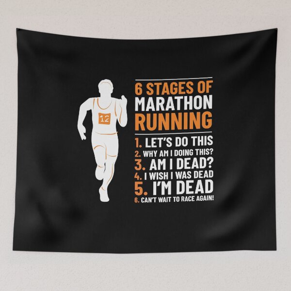 Item preview, 6 Stages Of Marathon designed and sold by MooonTees.