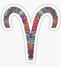 Aries Star Sign Sticker