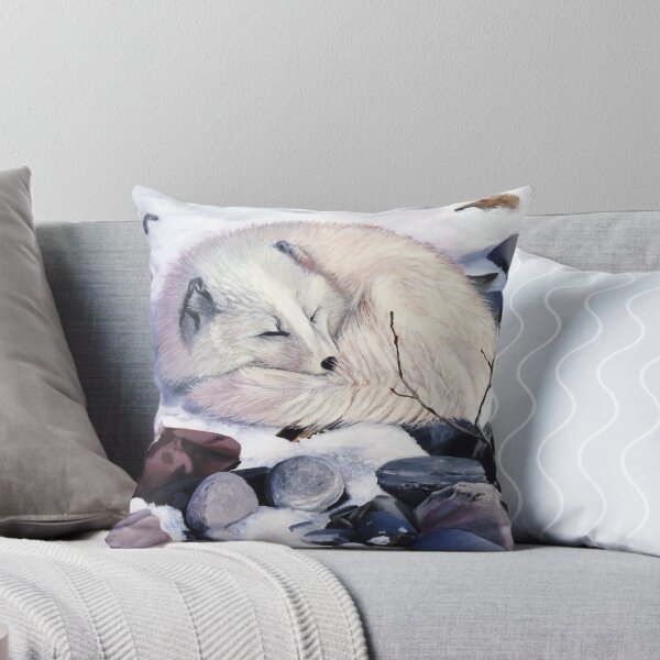 Item preview, Creature Comforts - arctic fox designed and sold by ferinefire.