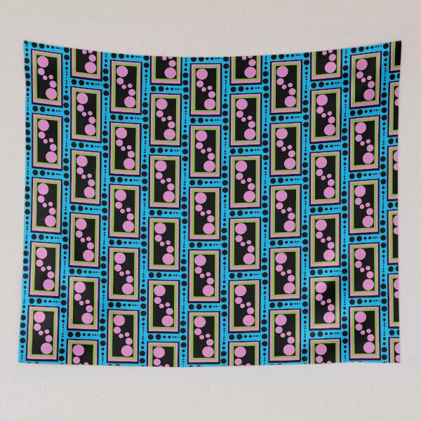 Item preview, Geometric shapes in pink and black designed and sold by M-Lorentsson.