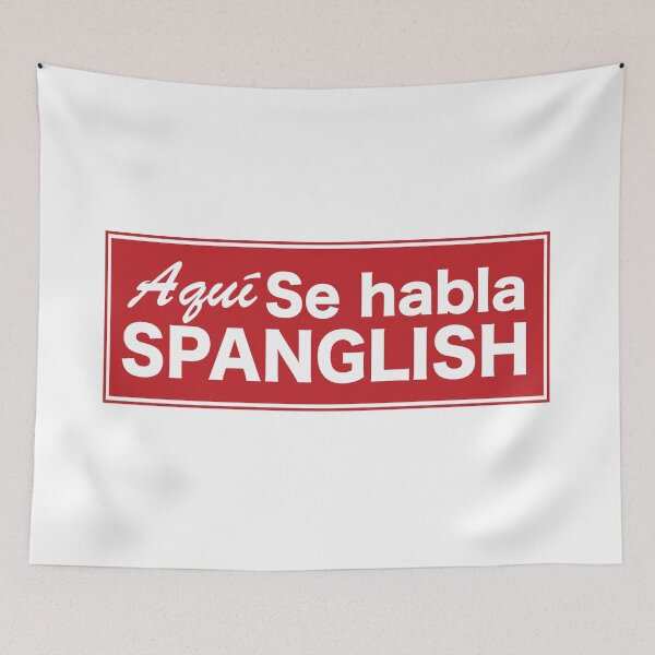 Item preview, Aquí se habla spanglish designed and sold by estudio3e.