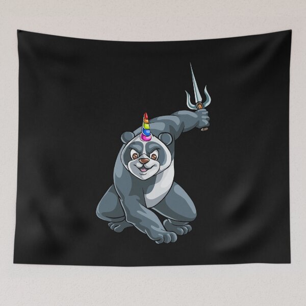 Item preview, Ninja Unicorn Panda designed and sold by Bendthetrend.