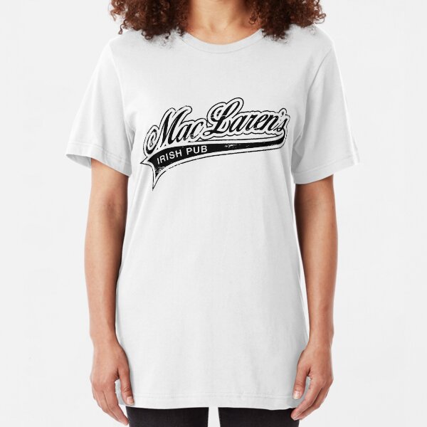 MacLaren's Pub_Black Slim Fit T-Shirt