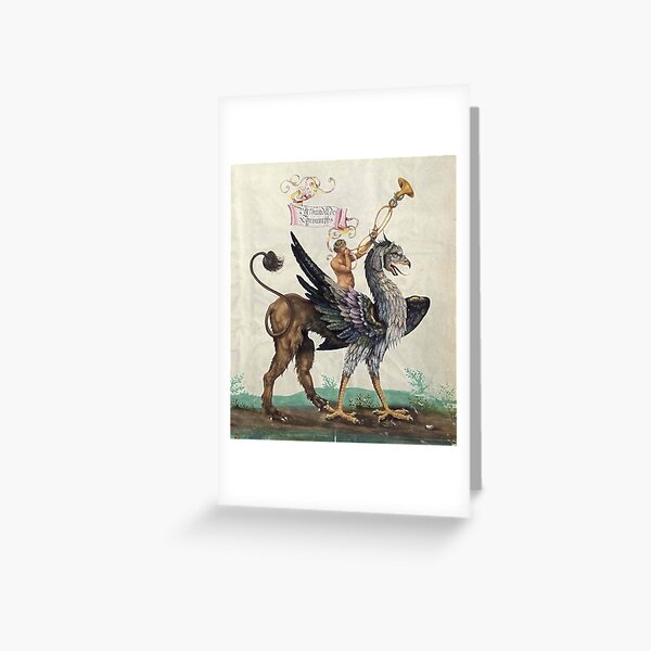 Item preview, GRYPHON RIDER Medieval Bestiary designed and sold by BulganLumini.