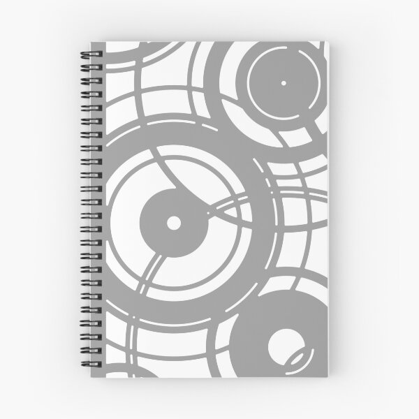 Item preview, geometric pattern - circle - gray designed and sold by He-Be.