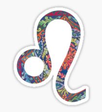 Leo Star Sign Sticker