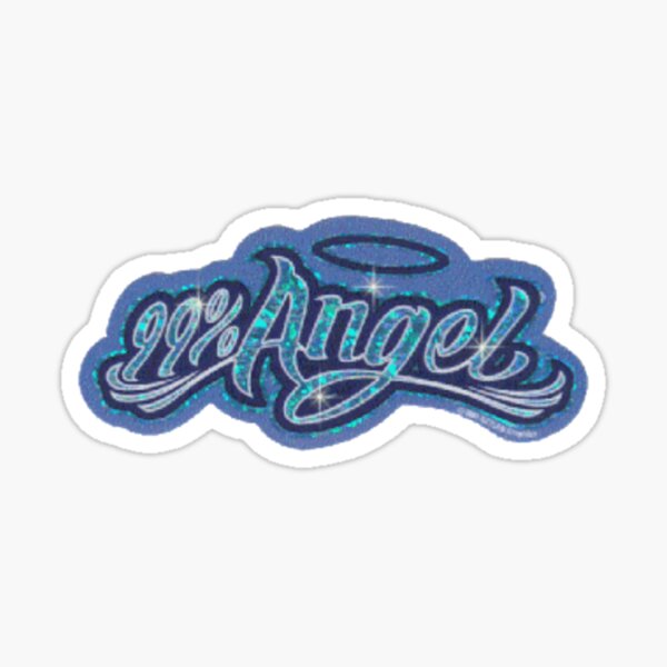 I'm 99% angel, but ohhhh, that 1%  Sticker for Sale by Evgenija-S