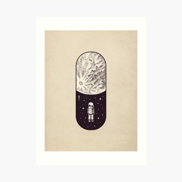 Space Capsule Art Print