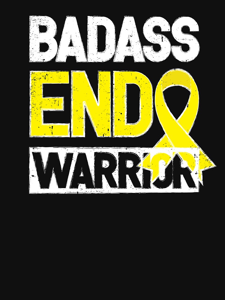 Endometriosis Awareness Shirt : Badass Endo Warrior T-Shirt Endometriosis Awareness Shirt : Badass Endo Warrior T-Shirt