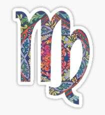 Virgo Star Sign Sticker