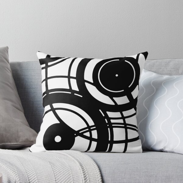 Aperçu de l'œuvre motif géométrique - cercle - noir créée et vendue par He-Be.