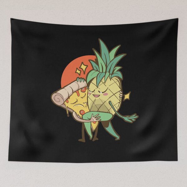 Item preview, Pineapple and pizza in love designed and sold by altinvest.