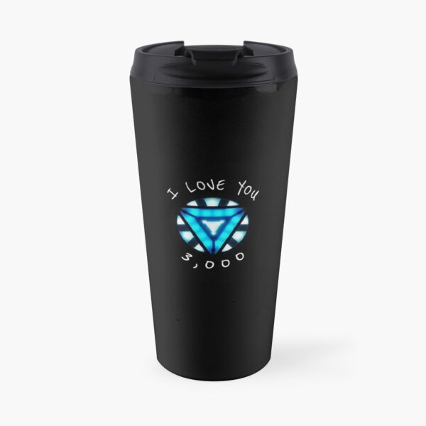 Arc Reactor I Love You 3,000 Travel Mug