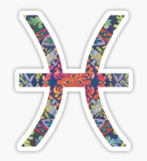 Pisces Star Sign Sticker