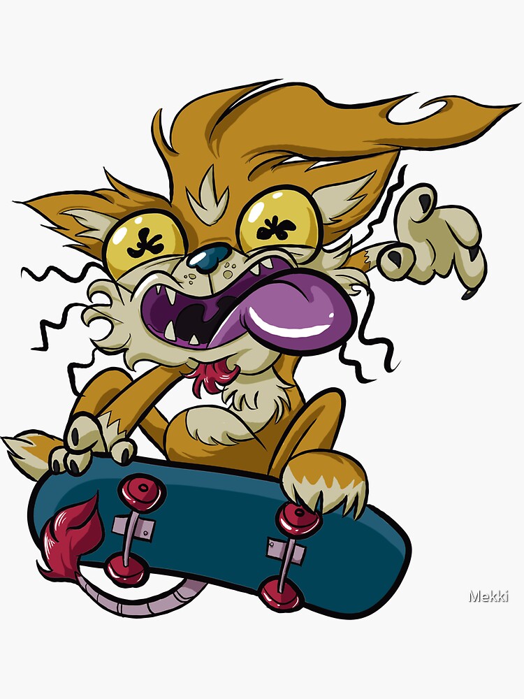 Squanchy Skateboard by Mekki