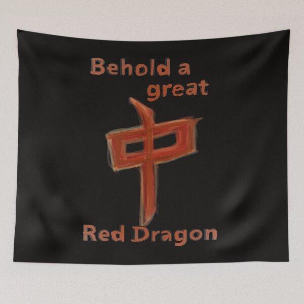 Item preview, Behold A Great Red Dragon designed and sold by Moonie666.