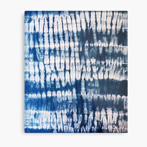 Shibori Metal Print