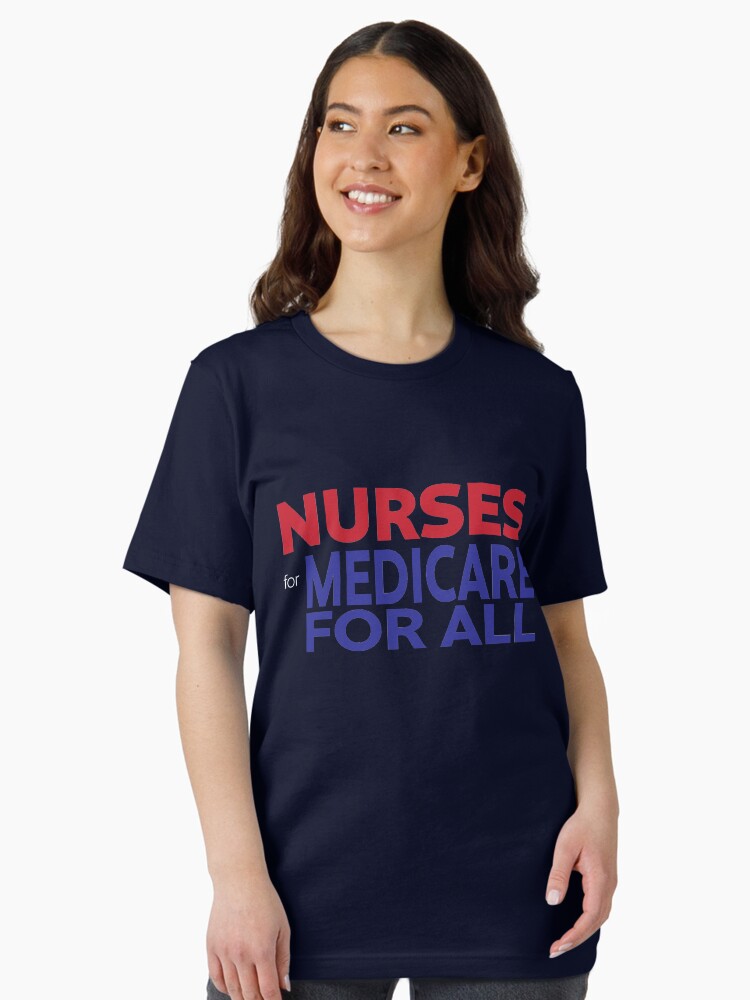 Thumbnail 1 of 7, Essential T-Shirt, Nurses for Medicare for All designed and sold by willpate.