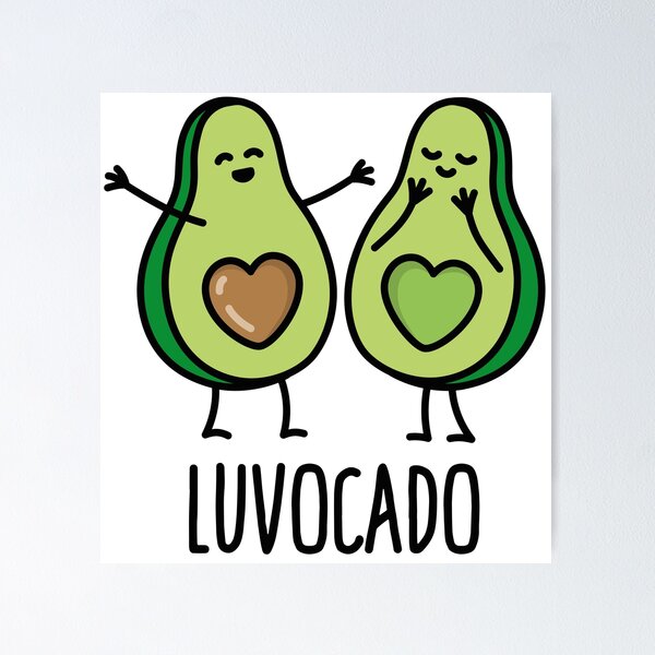 Little Avocado Cow (Avo-cow-do) | Poster