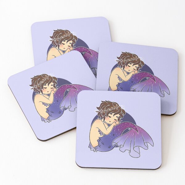 Item preview, Night Sky Merboy designed and sold by heysoleilart.