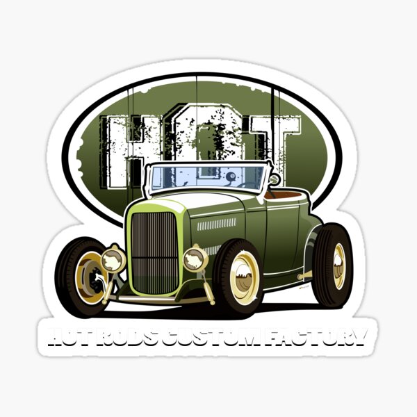 10/30/50/100pcs Hotrod Adesivi Per Auto Vintage Per Laptop Casco Moto Scrapbooking Cool Graffi Sticker Kid Decalcomanie Packs - Foto 5