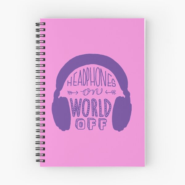 Item preview, purple headphones on world off designed and sold by daisydebby.