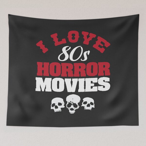 Item preview, I love 80s Horror Movies Funny design designed and sold by fermo.