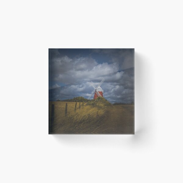 Halnaker Windmill in Westsussex Acrylic Block