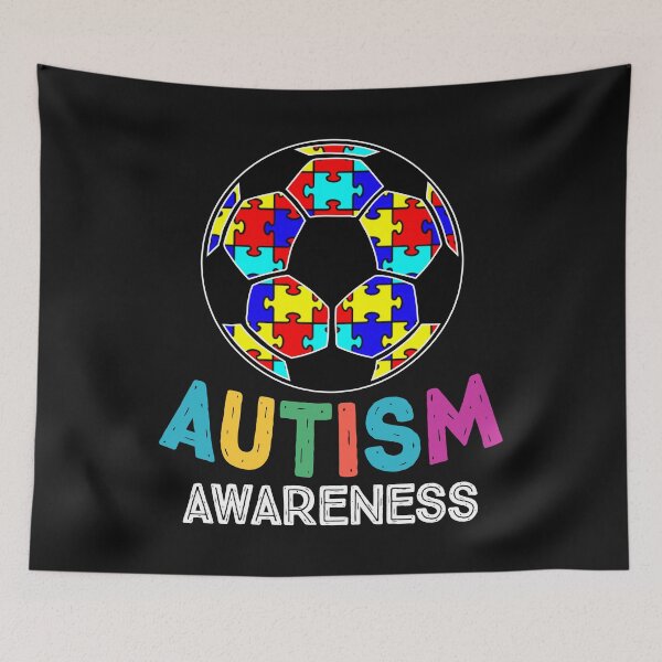 Item preview, Autism Awareness Soccer designed and sold by Bendthetrend.