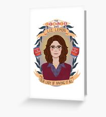 Liz Lemon Greeting Card