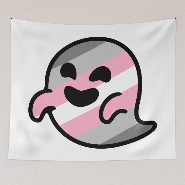 Item preview, Demigirl Demigender Demifemale Pride Gaysper and Friends Ghost LGBTQ LGBT designed and sold by DesignsofWhimsy.