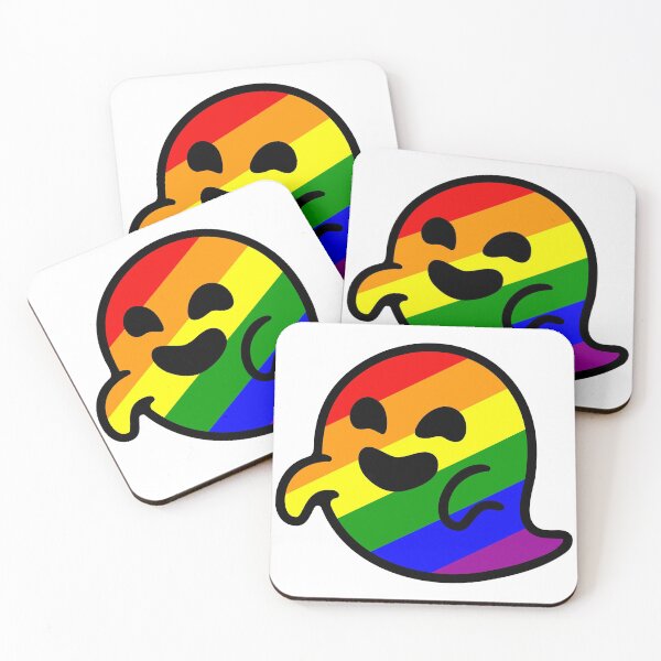 Item preview, Gaysper and Friends Gay Ghost LGBTQ LGBT Pride designed and sold by DesignsofWhimsy.