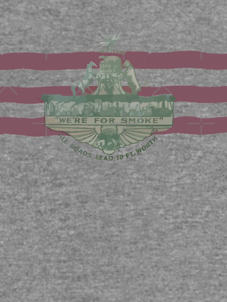 1912 Fort Worth Flag - We're For Smoke - All Roads Lead to Ft. Worth (Recolored) by willpate