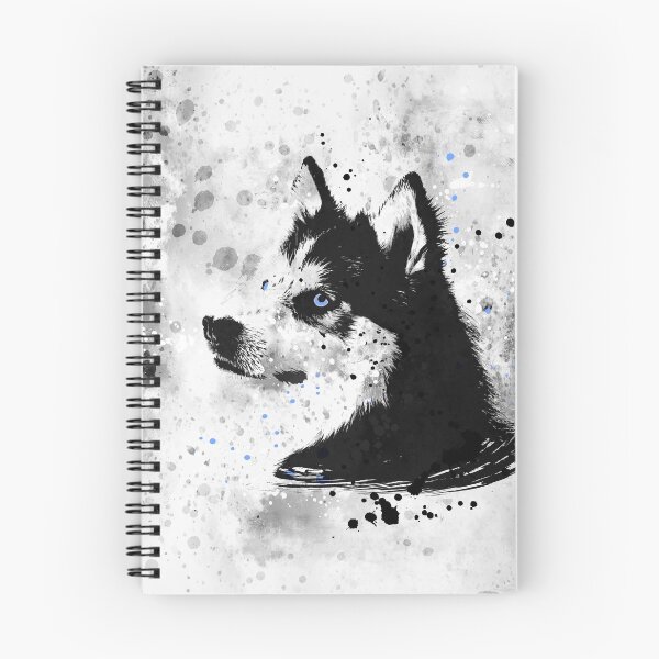 Item preview, Retrato de husky designed and sold by Destroyed-Pixel.