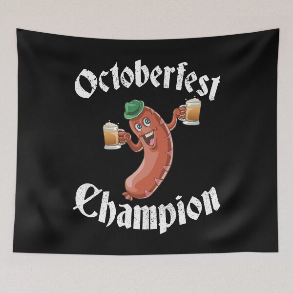 Item preview, Oktoberfest Prost  Sausage Beer Drinking designed and sold by Bendthetrend.