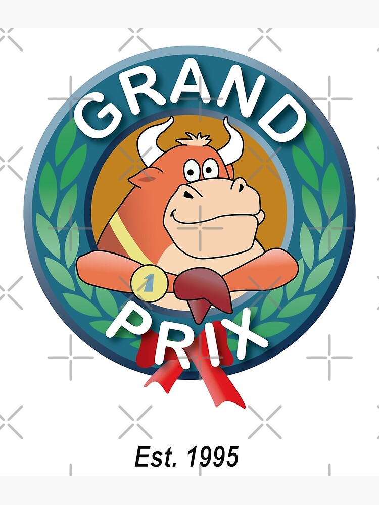 "Grand prix logo rediseño vector, vaquilla Margarita" Metal Print for