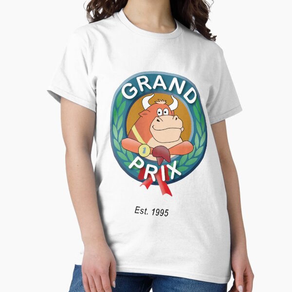 Vista previa del artículo con la obra «Grand prix logo rediseño vector, vaquilla Margarita», diseñado y vendido por mavydesigns.
