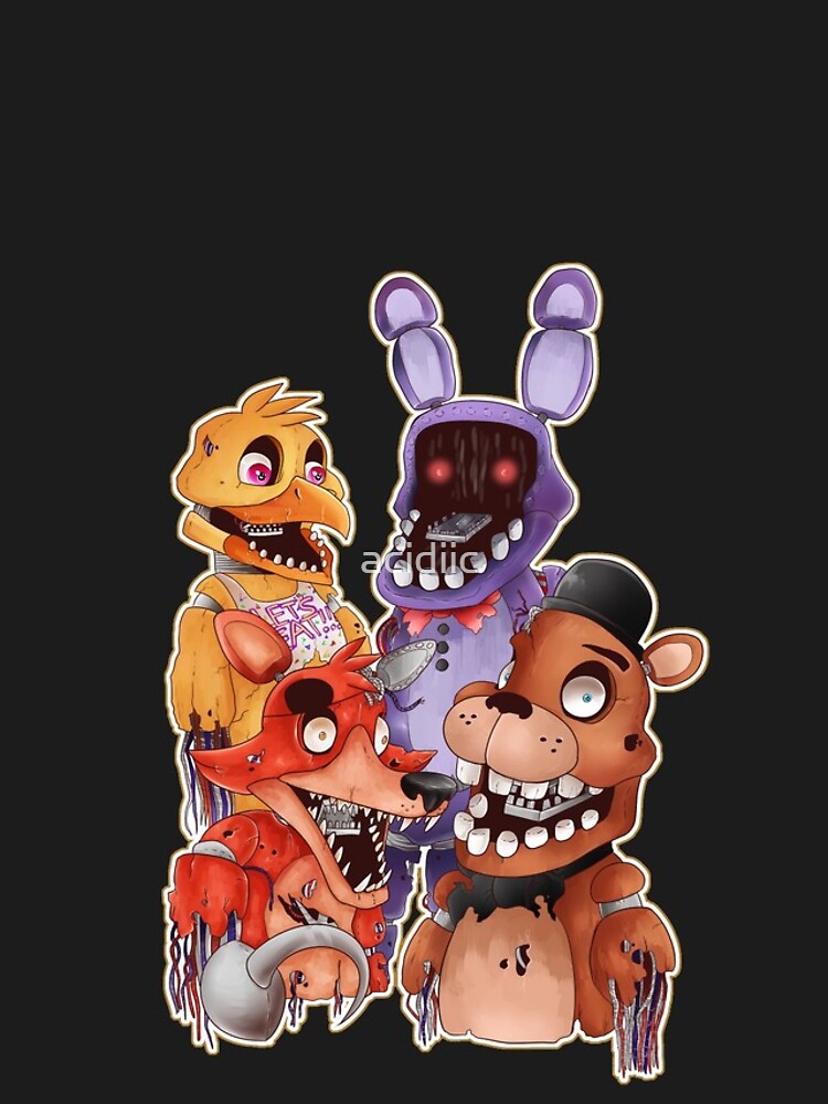  FNAF 2 Withered Freddy Fazbear Case Cover Compatible for iPhone  (XR) : טלפונים סלולריים ואביזרים