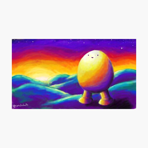 Bigbot at Sunset Photographic Print
