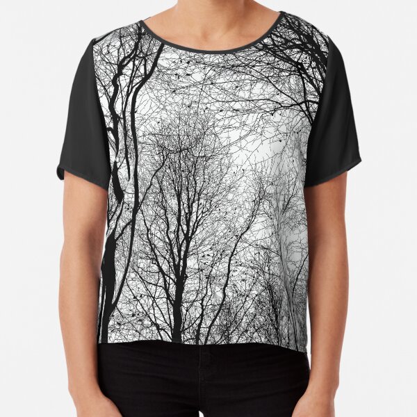 Tree Silhouette Series 6 Chiffon Top
