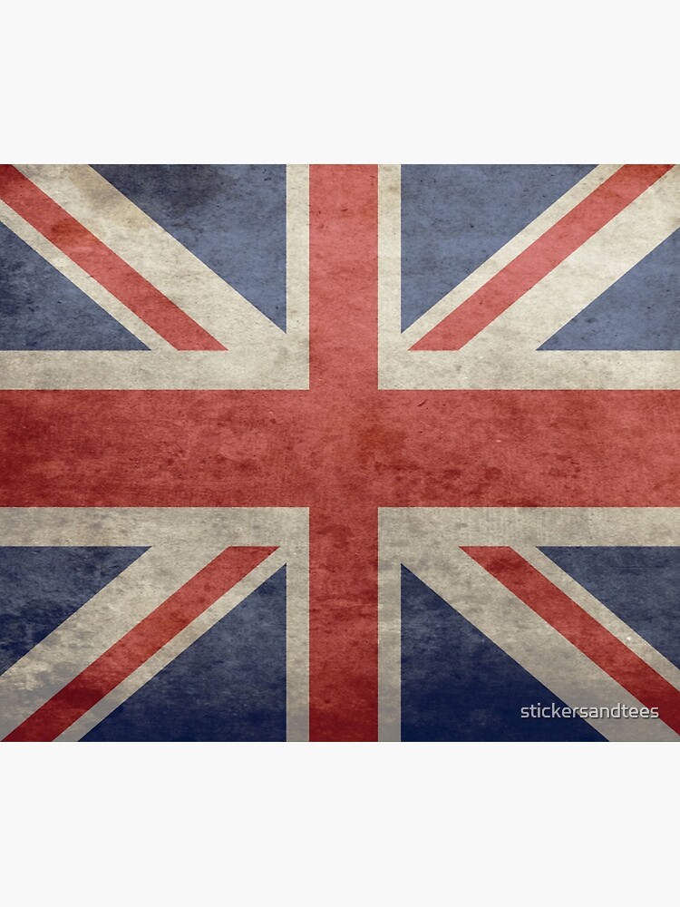 Union Jack Throw Blanket - Warm Winter Blanket with UK Flag by stickersandtees