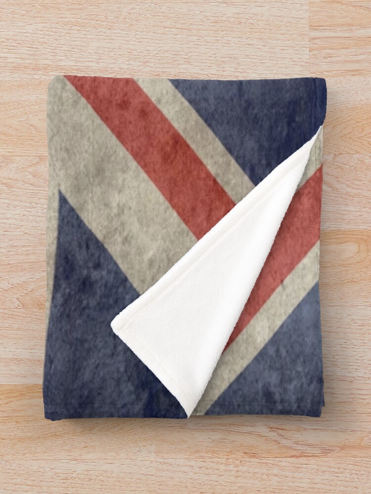 Alternate view of Union Jack Throw Blanket - Warm Winter Blanket with UK Flag Throw Blanket