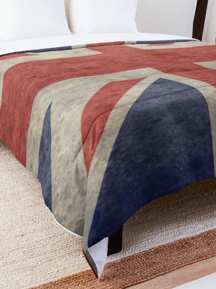 Alternate view of Union Jack Throw Blanket - Warm Winter Blanket with UK Flag Comforter