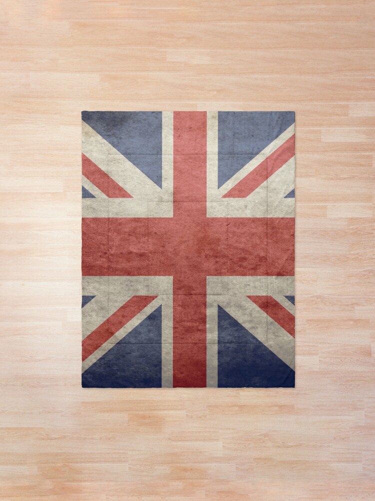 Alternate view of Union Jack Throw Blanket - Warm Winter Blanket with UK Flag Comforter