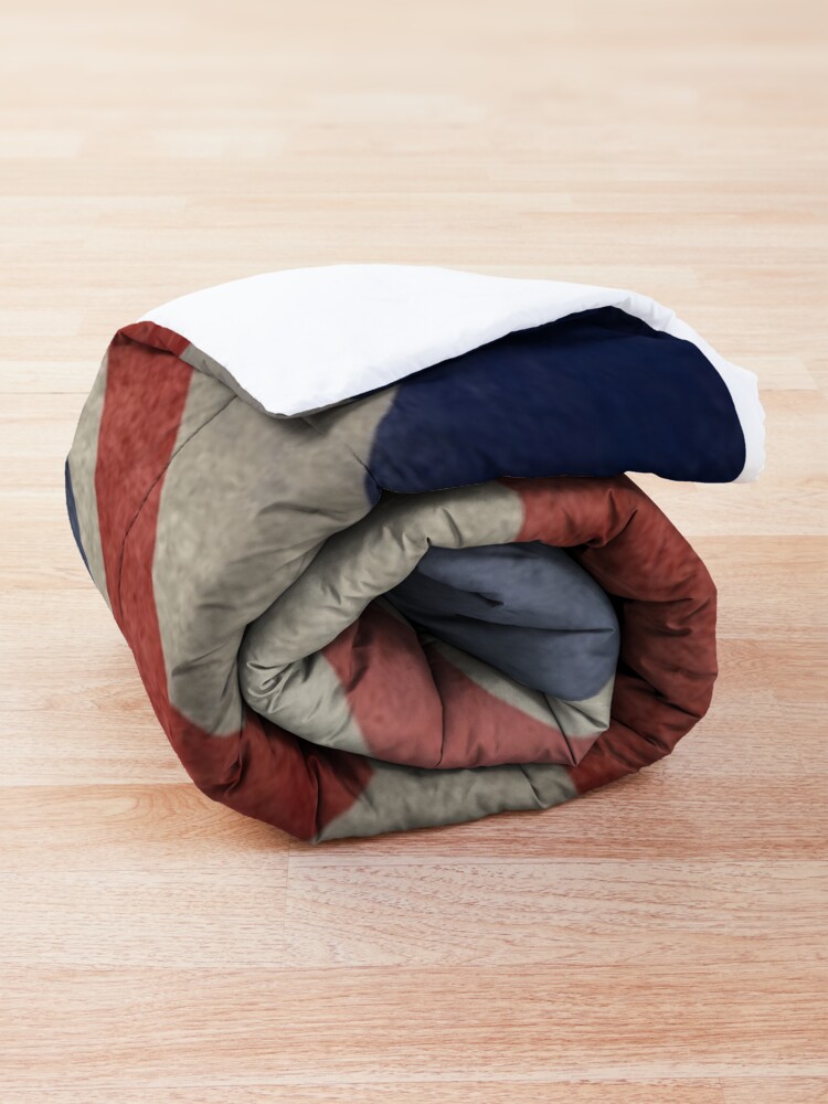 Alternate view of Union Jack Throw Blanket - Warm Winter Blanket with UK Flag Comforter