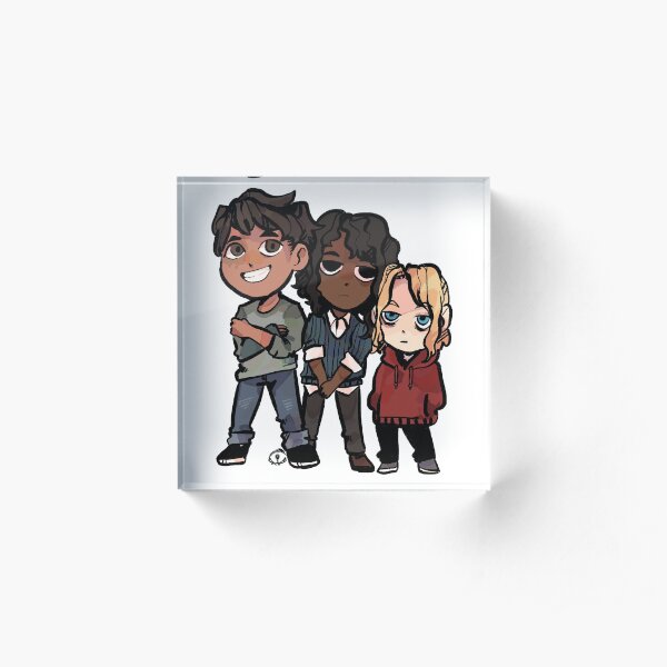 A group of three Acrylic Block