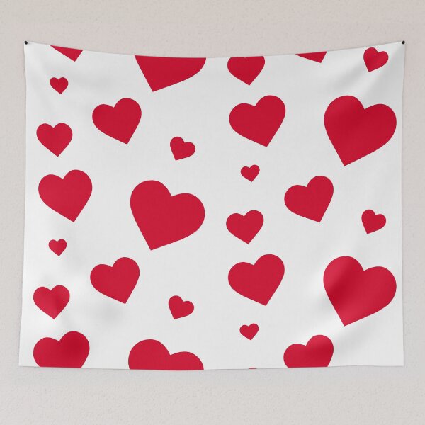 Item preview, little red hearts sticker six-pack designed and sold by rj-xo.